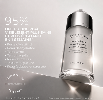 Deep Collagen Power Boosting Cream In Serum
