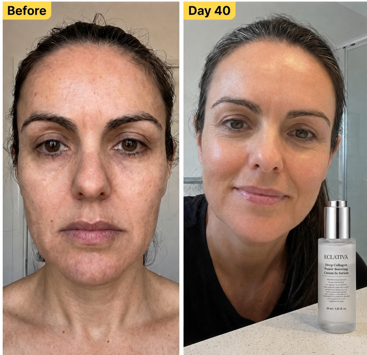 Deep Collagen Power Boosting Cream In Serum